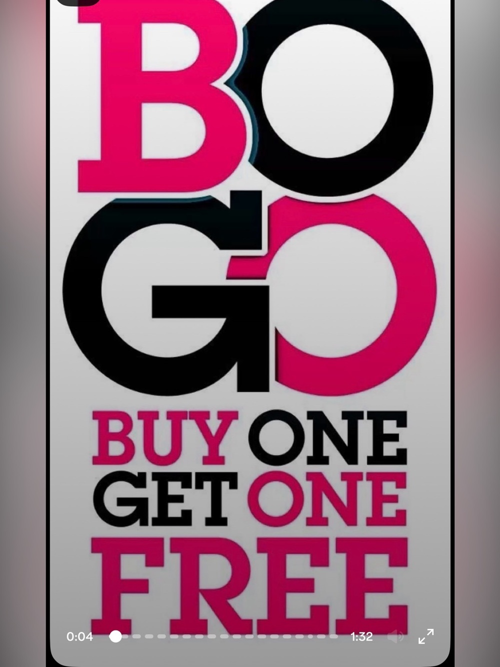 But one get one free.